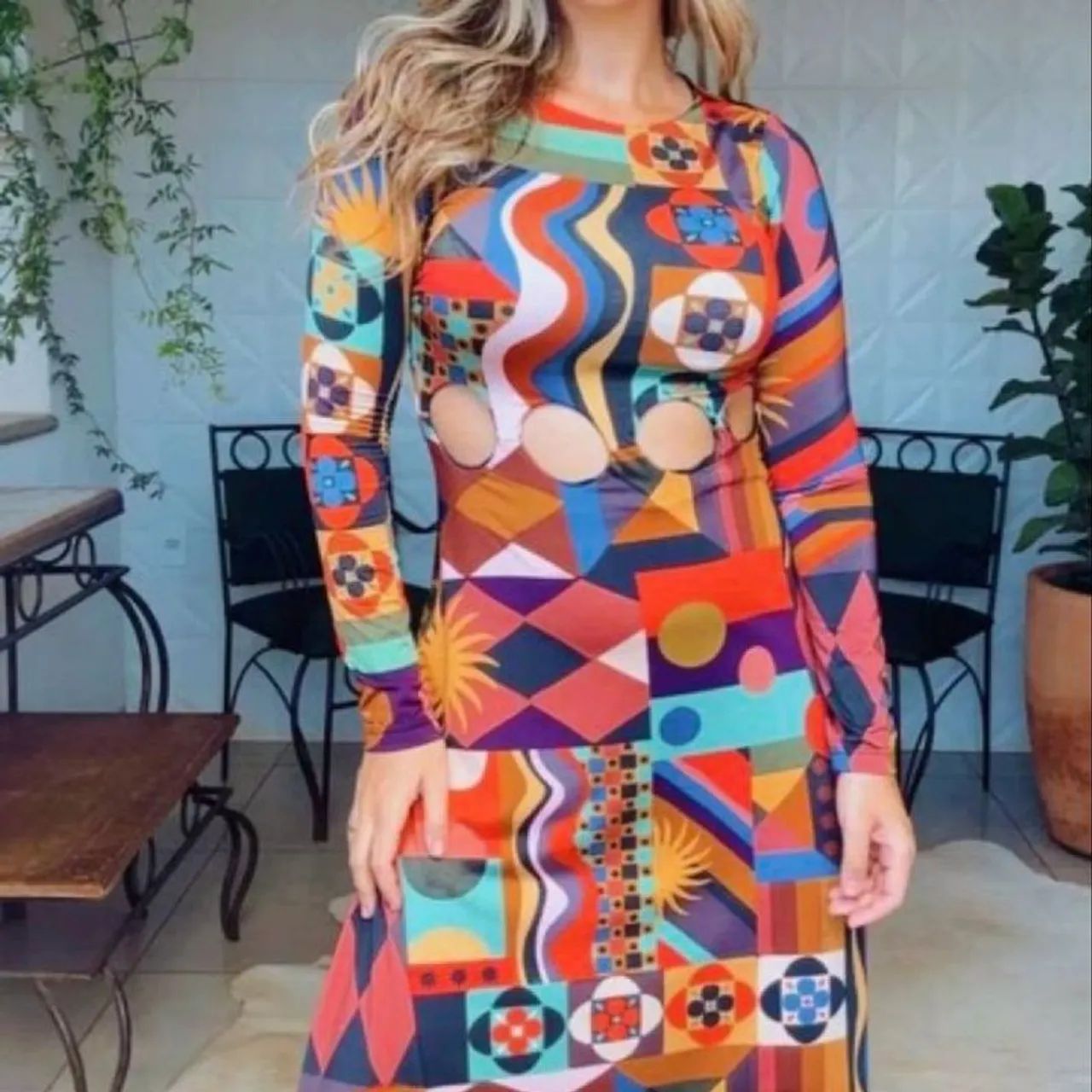 Vestido farm tropicaos - M/G 