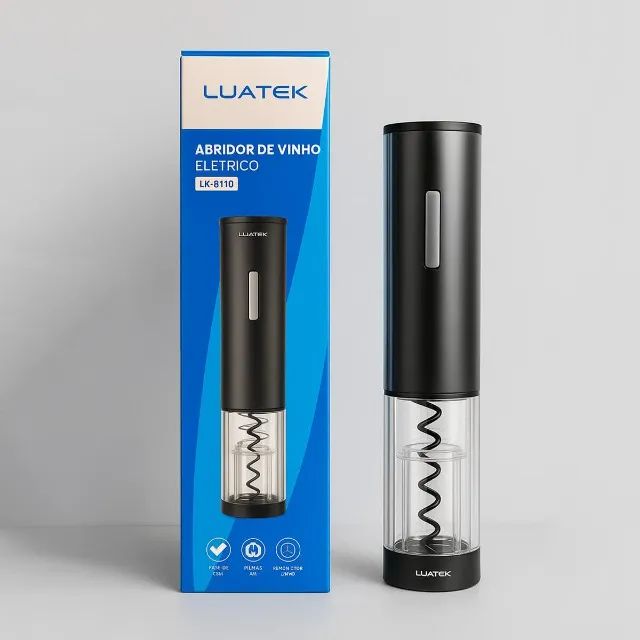 Abridor de Vinho Elétrico Luatek - Foto 4