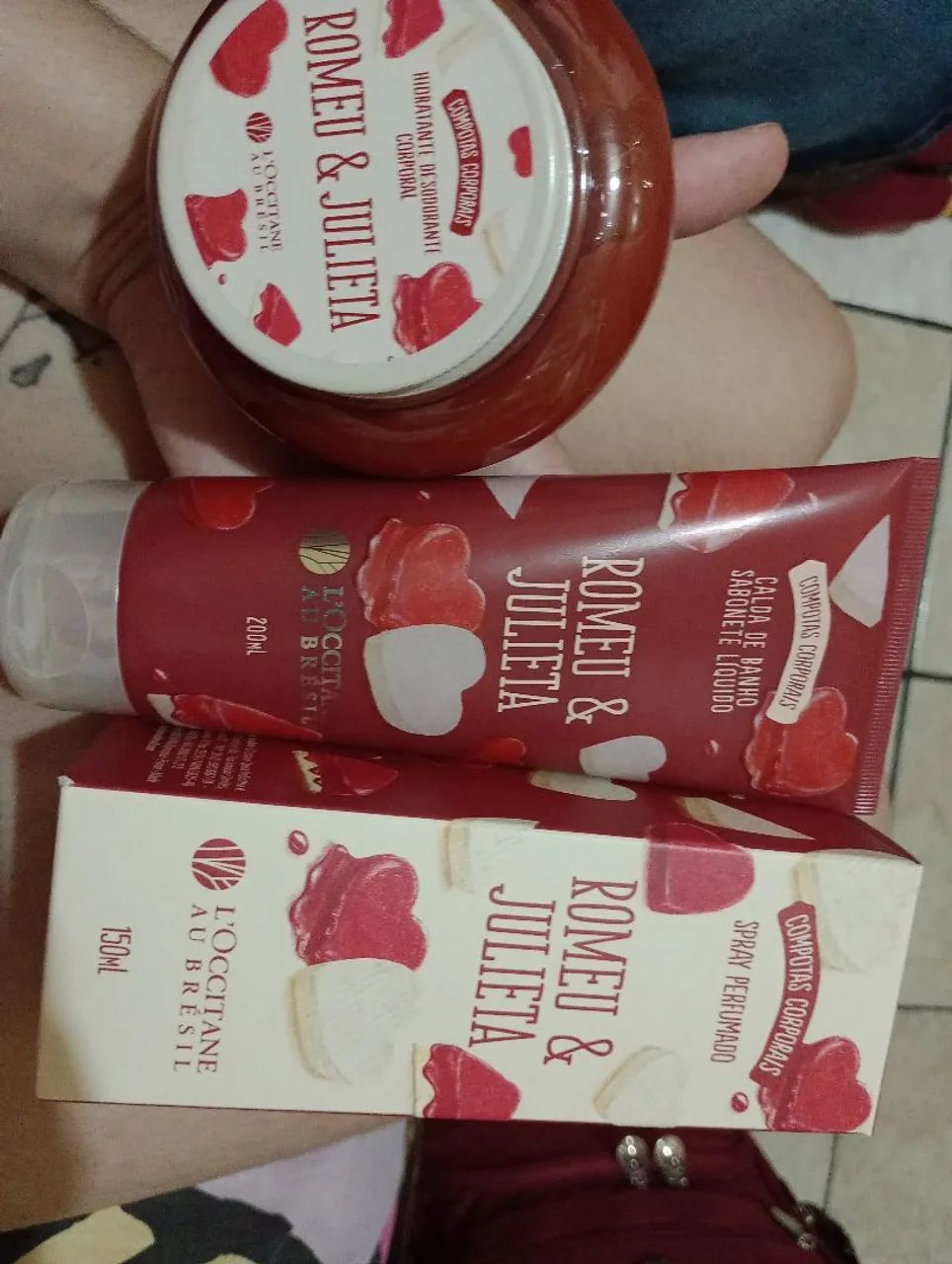 Kit Romeu e Julieta L'Occitane