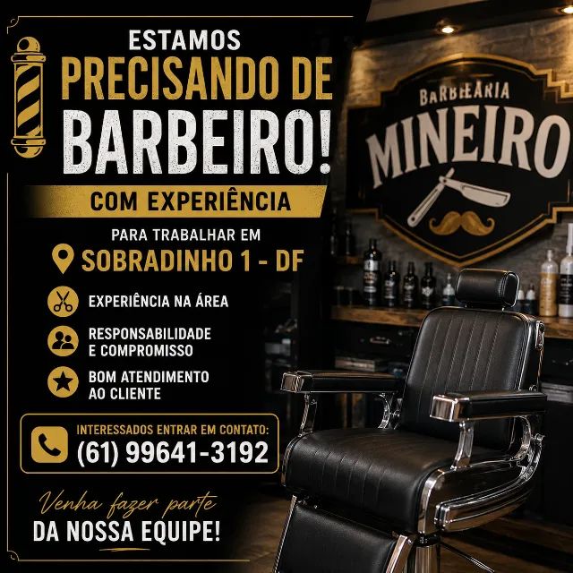 Vaga pra barbeiro