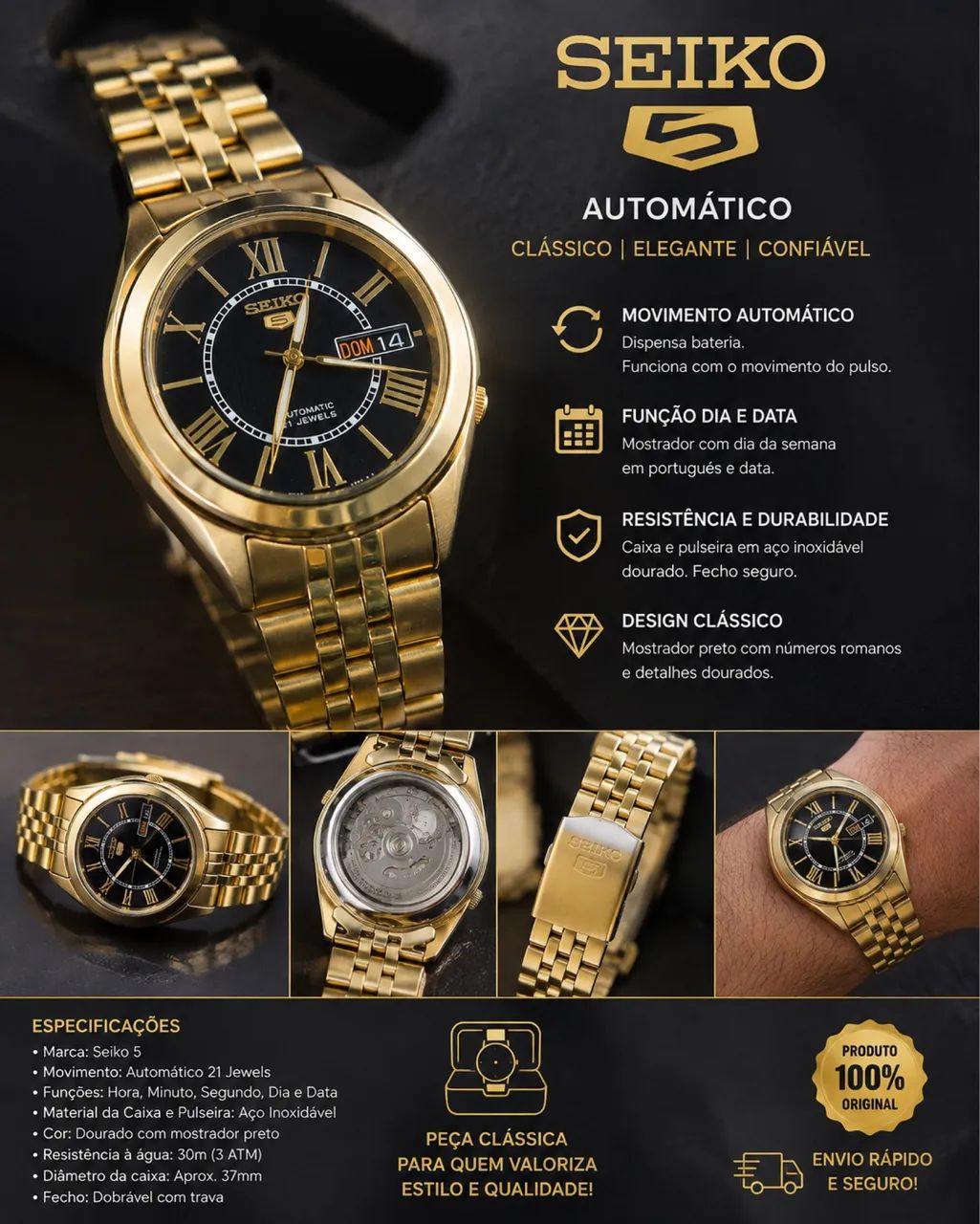 Relógio Seiko