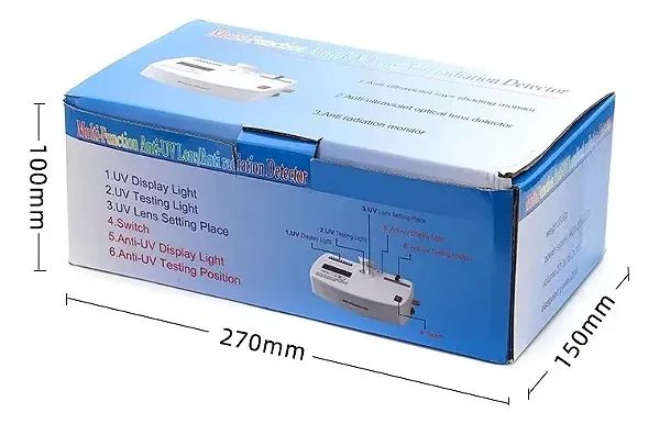 Detector de Raios Ultravioleta UV com Lente Antirradiação  - Foto 3