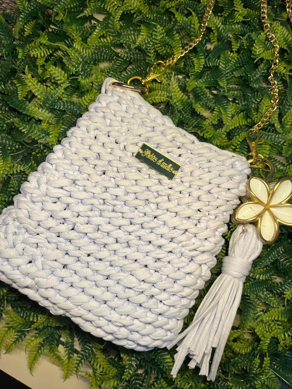 Bolsa de fio de malha  - Foto 4