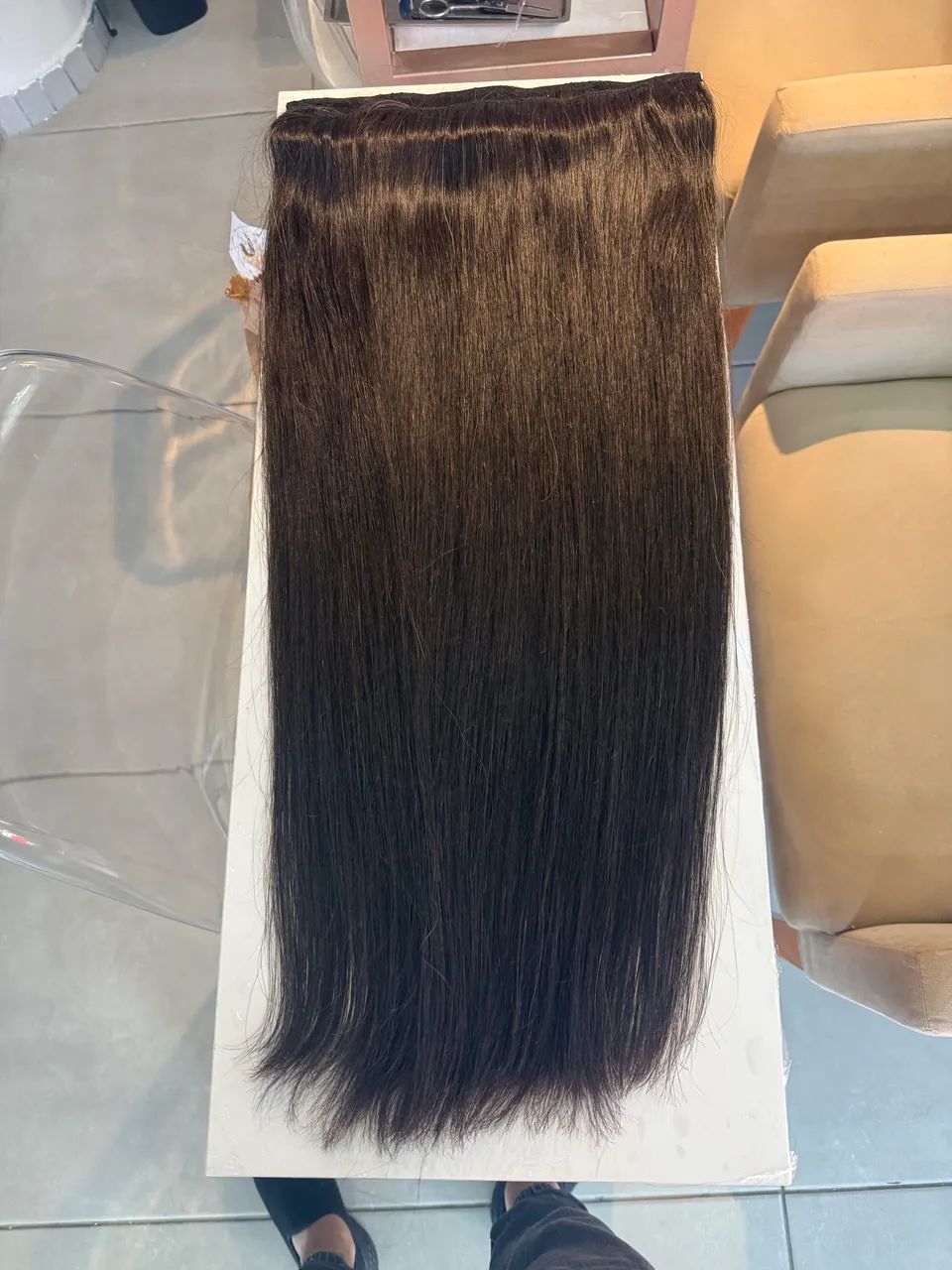 Cabelo 100% Humano 70 cm - Foto 5