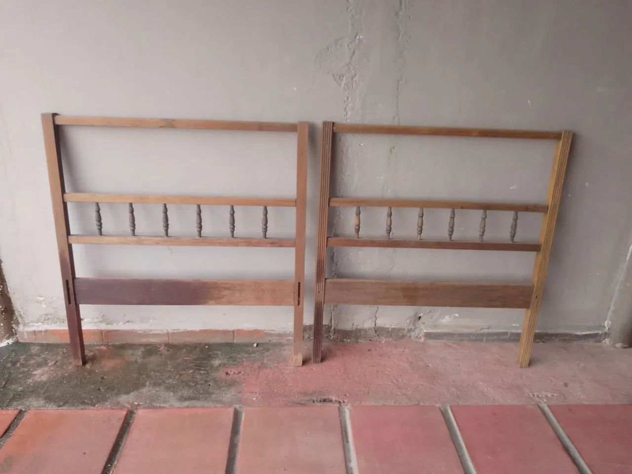 Cabeceira de cama solteiro antiga marquesa 