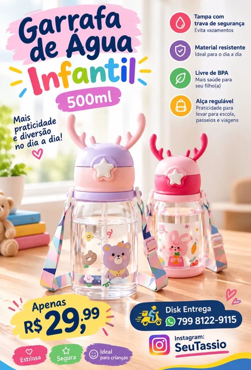 Garrafa Infantil 500ml