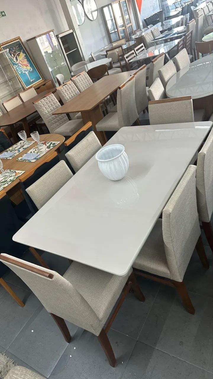 Mesa de jantar pronta entrega de madeira  - Foto 3