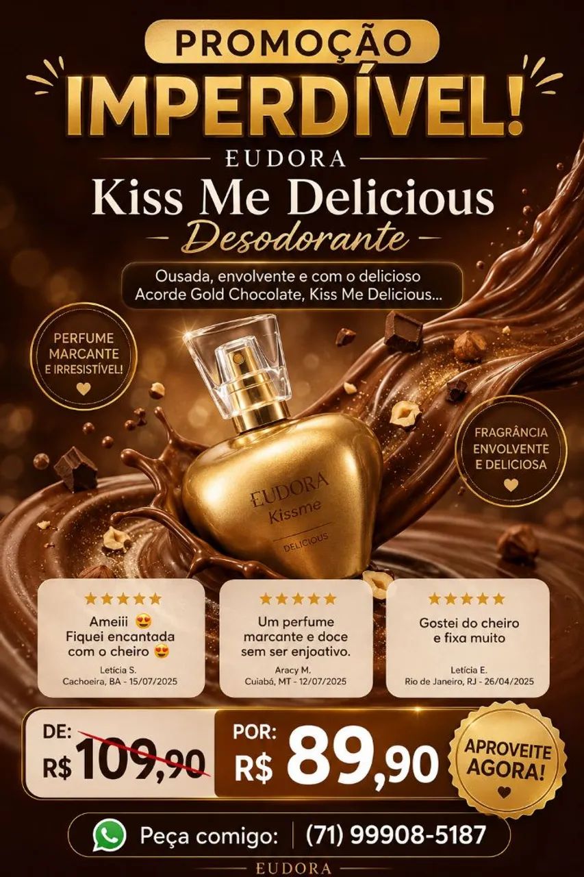 Perfume Eudora Lançamento 