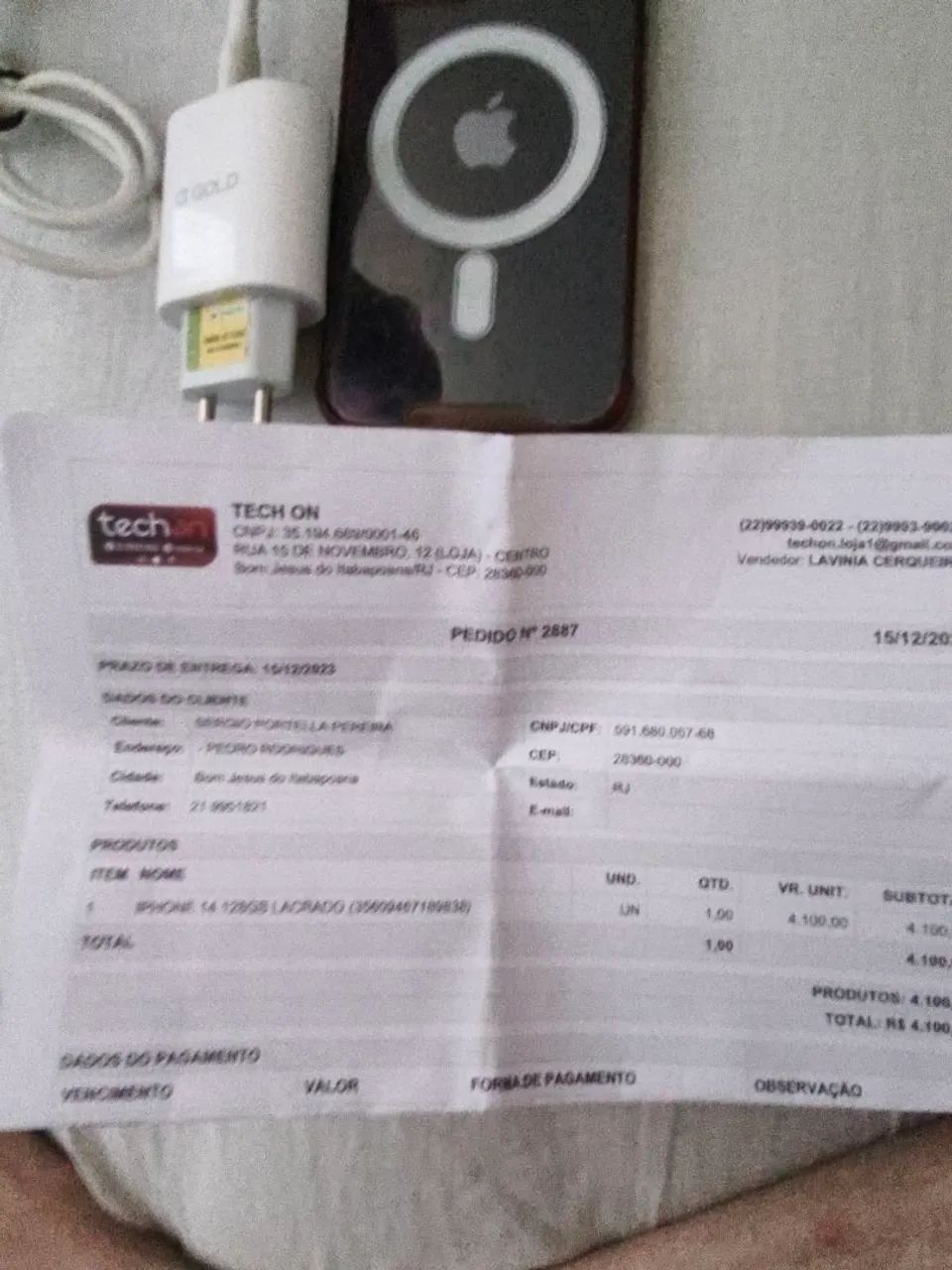 Vendo iPhone 14 novíssimo.  - Foto 4