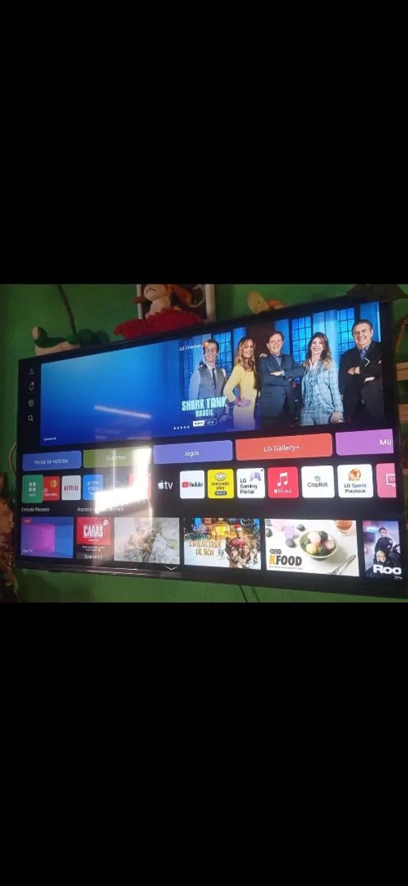 TV 43 polegadas 4K LG dois meses de uso