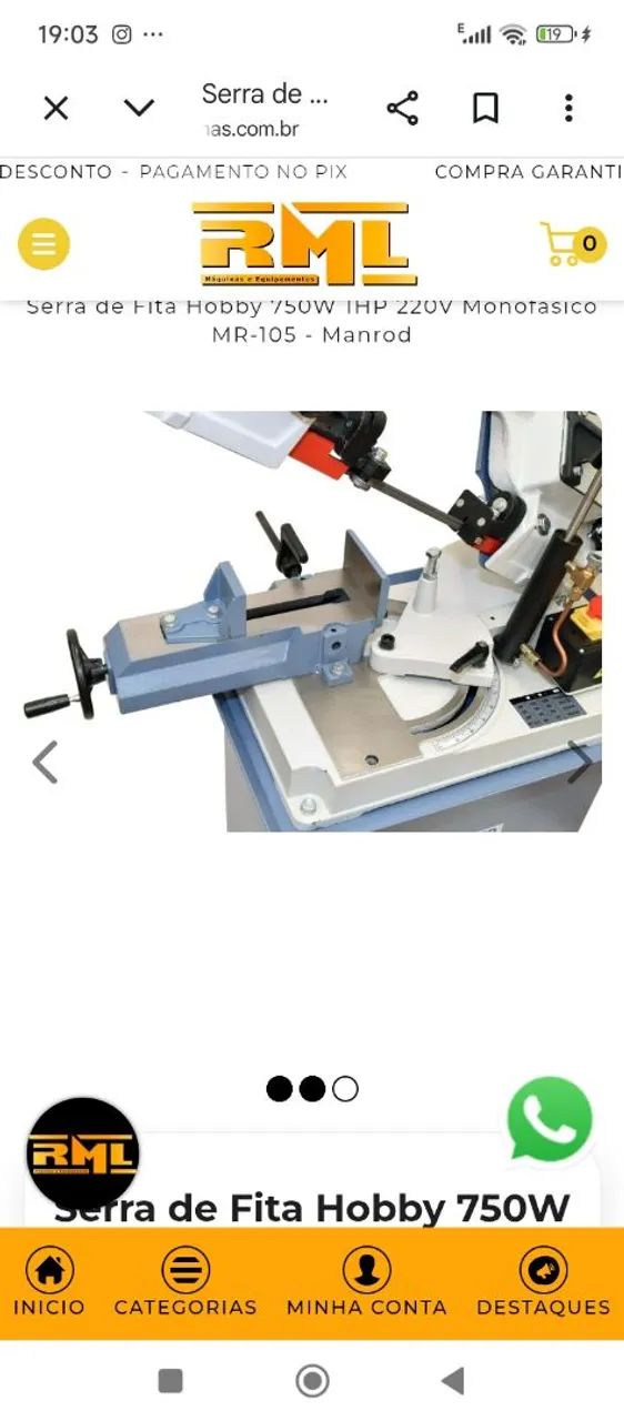 Serra de fita horizontal - Foto 3