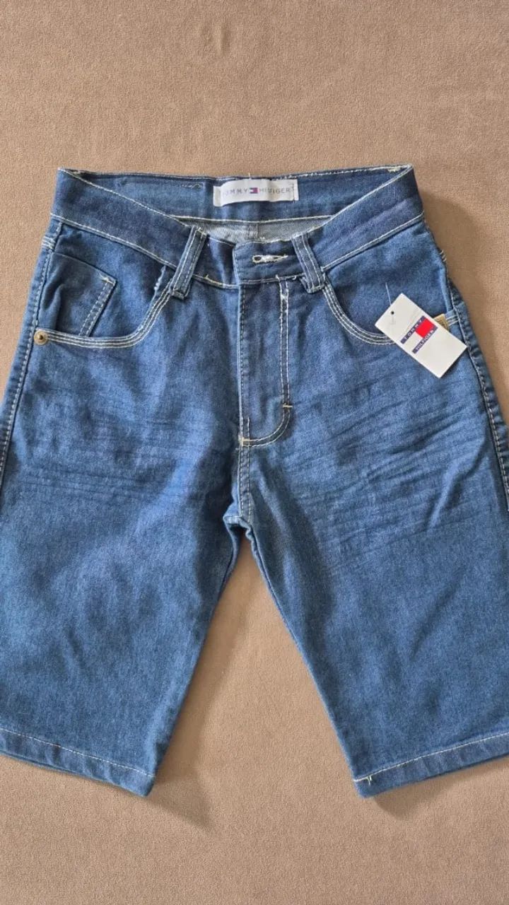 Vendo duas Bermudas Jeans Masculinas - Foto 3