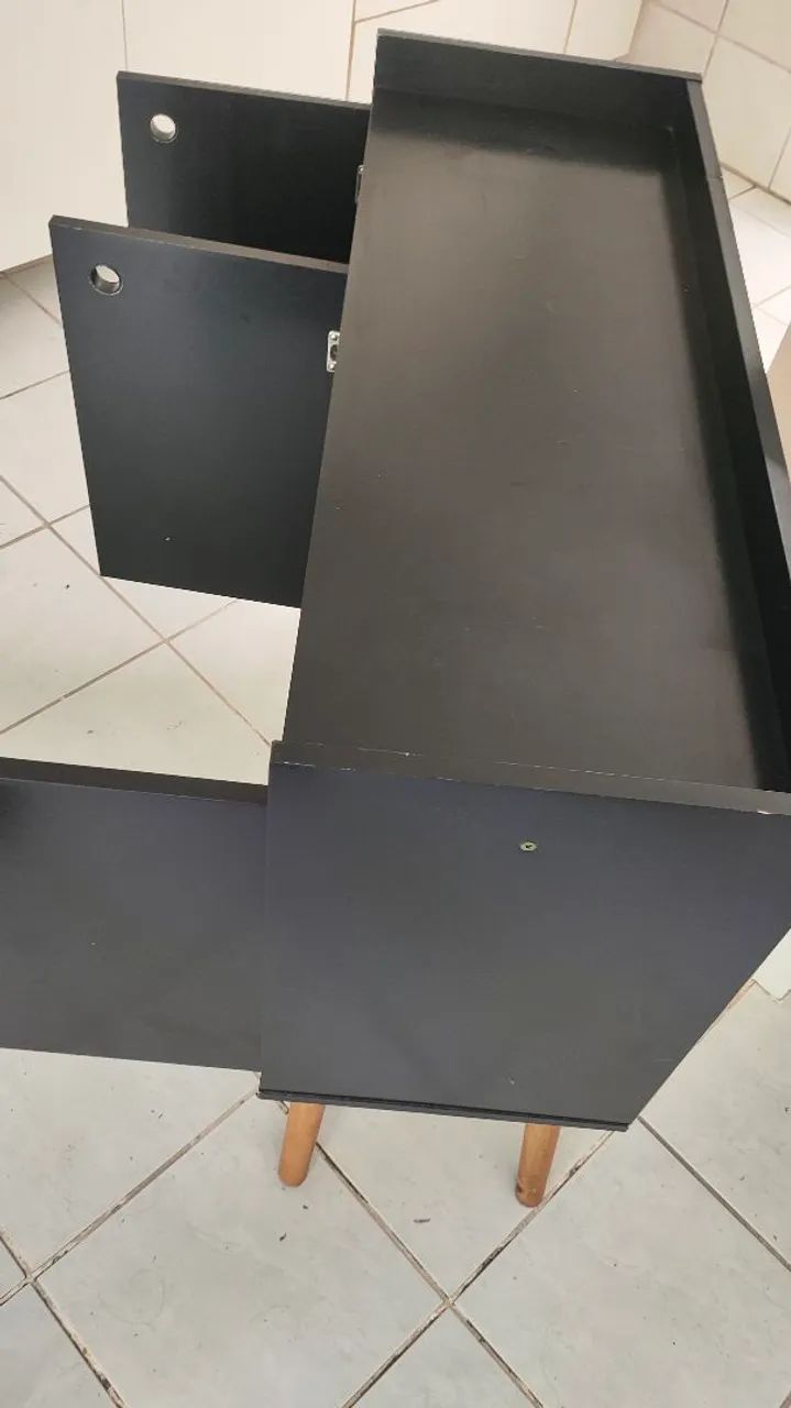 Armário retrô preto - Foto 4