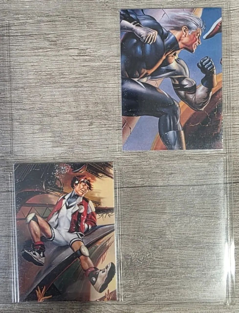 LOTE CARDS IMPACT - COLEÇÃO DC VS MARVEL 1995