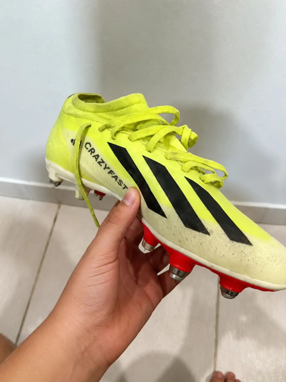 Chuteira trava mista adidas x crazyfaster campo - Calçados