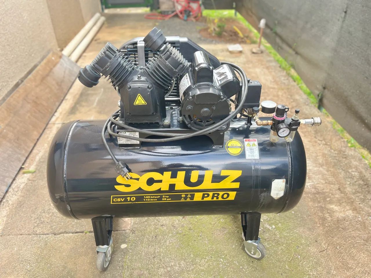 Compressor de Ar 110L 2HP 220V Schulz CSV 10/100 Pro - Foto 4