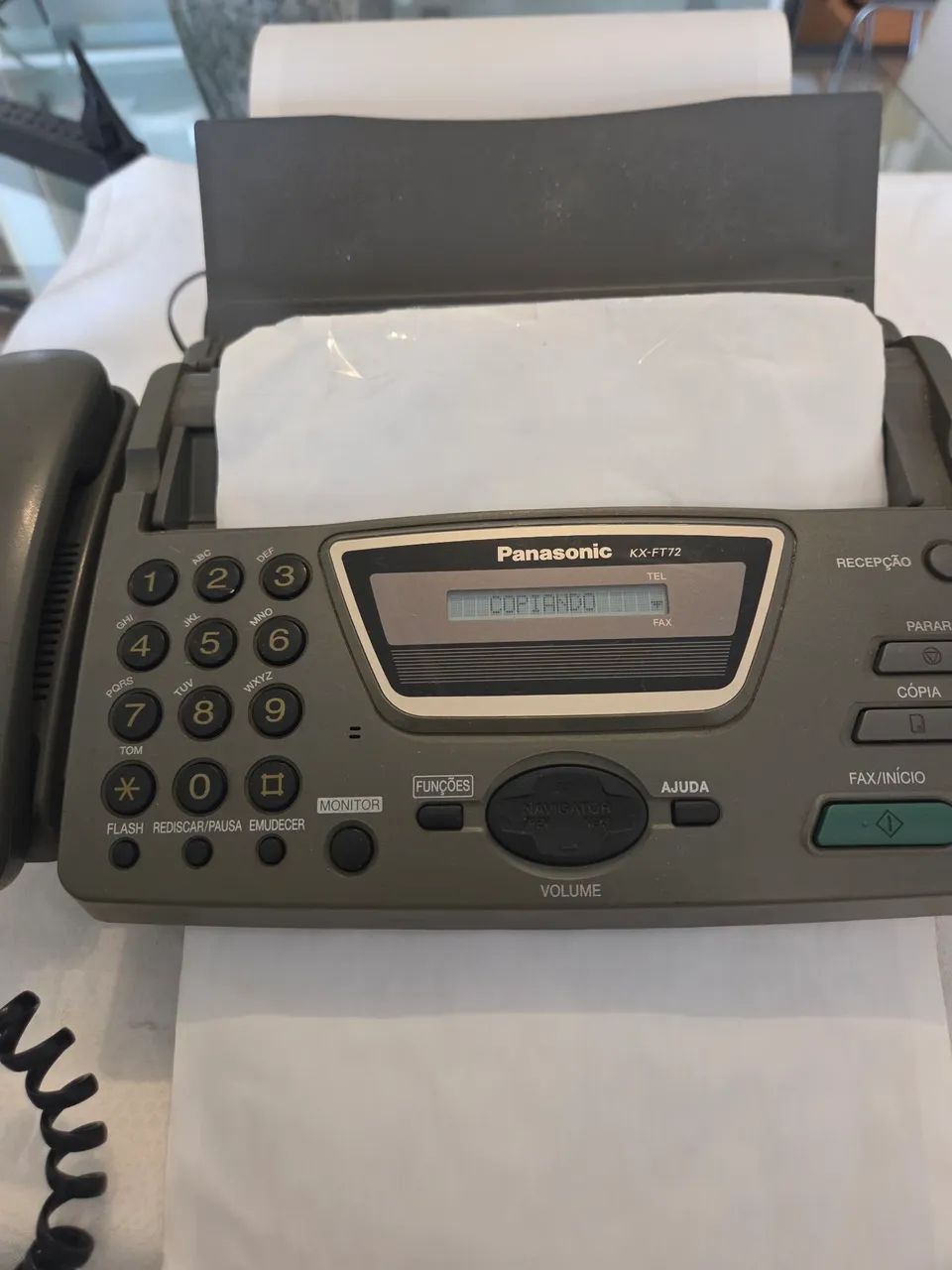 FAX E COPIADORA PANASONIC KF-FT72, EM PERFEITO ESTADO DE FUNCIONAMENTO.  - Foto 3