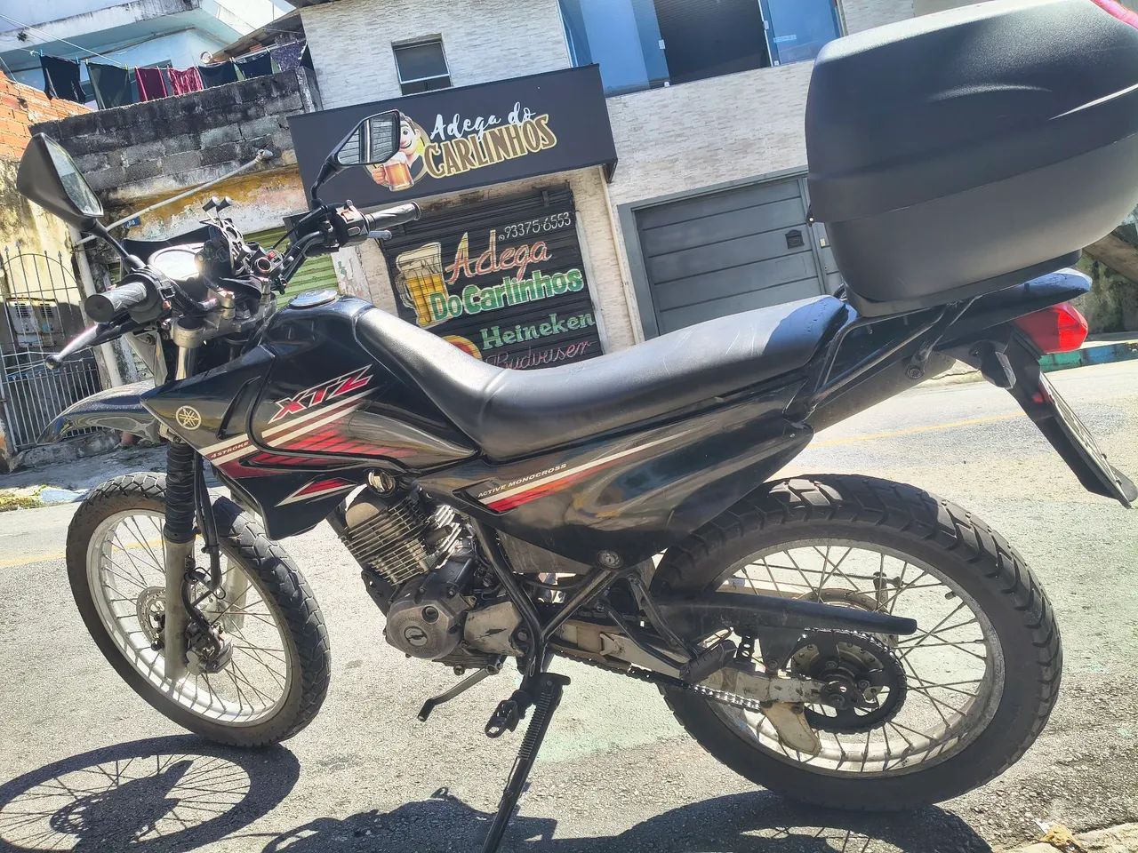 XTZ 125 partida elétrica 