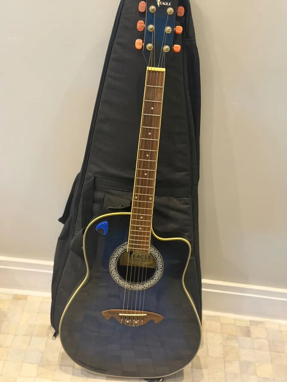 Violão Eagle CH306 BLB (Blue Burst) - Foto 4