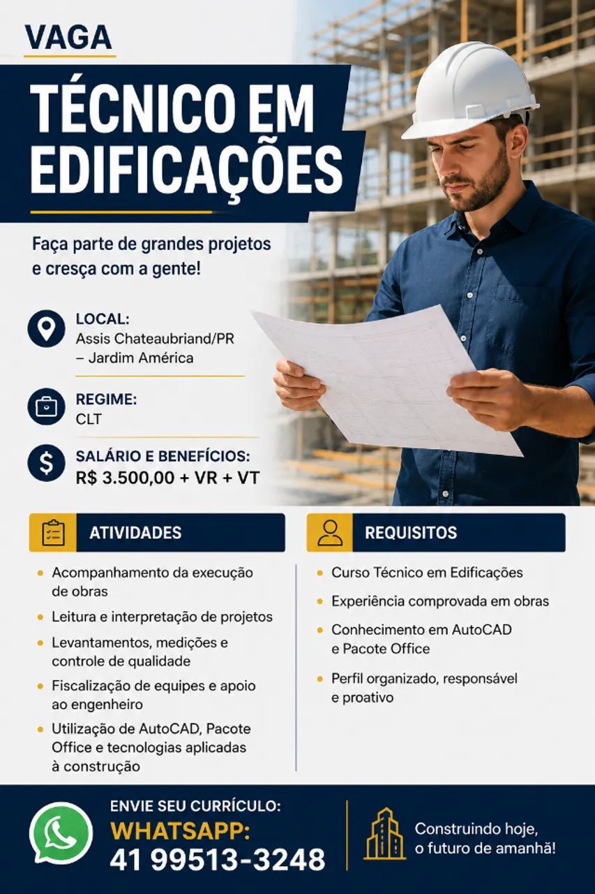 Técnico de Edificações 
