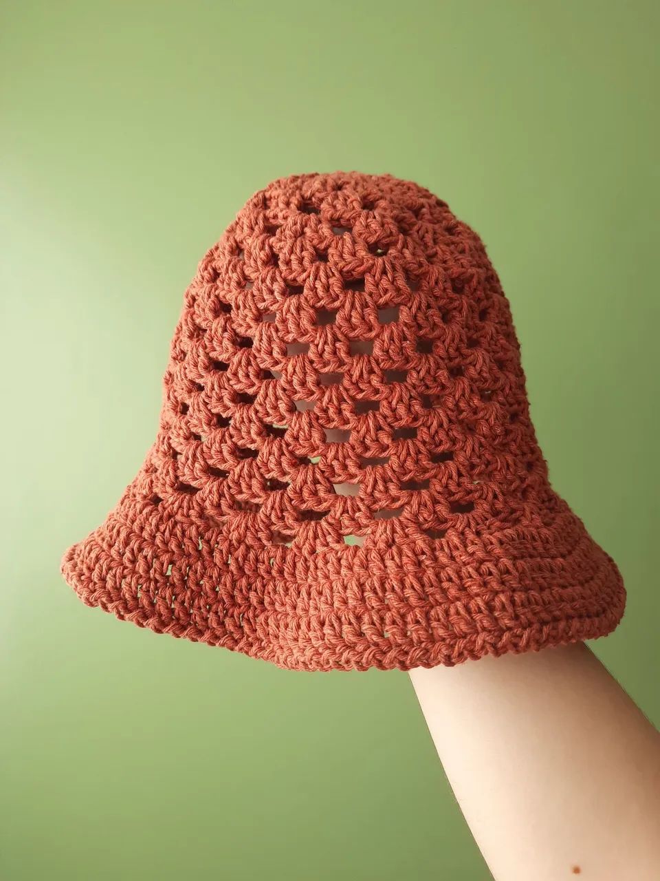 Chapéu de crochê unisex, Bucket hat.  - Foto 3