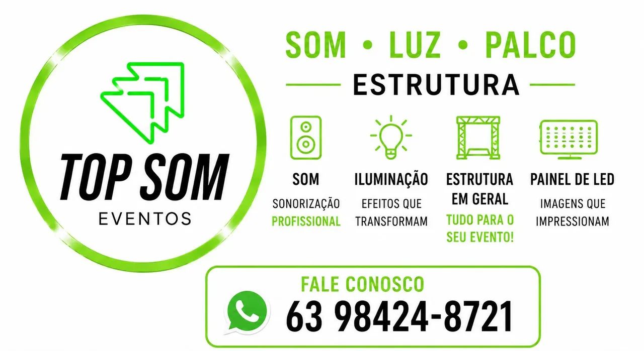 Aluguel de som e estrutura em geral para eventos. - Foto 5