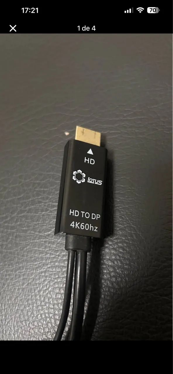 Adaptador HDMI para Display Port