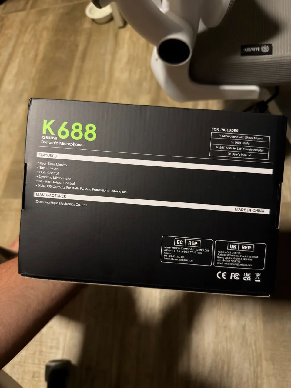 Microfone Fifine K688 NOVO BRANCO + Brinde - Foto 2
