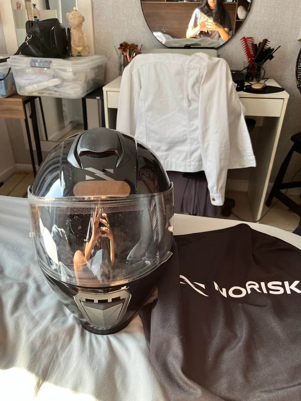 Capacete Norisk Razor Black - Foto 3