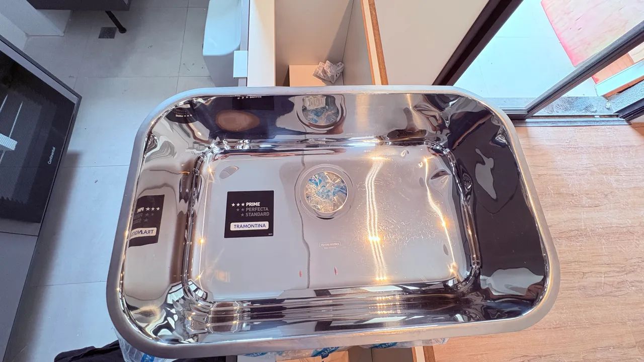Cuba em aço inox Tramontina nova (com pequeno detalhe de amasso) - Foto 5