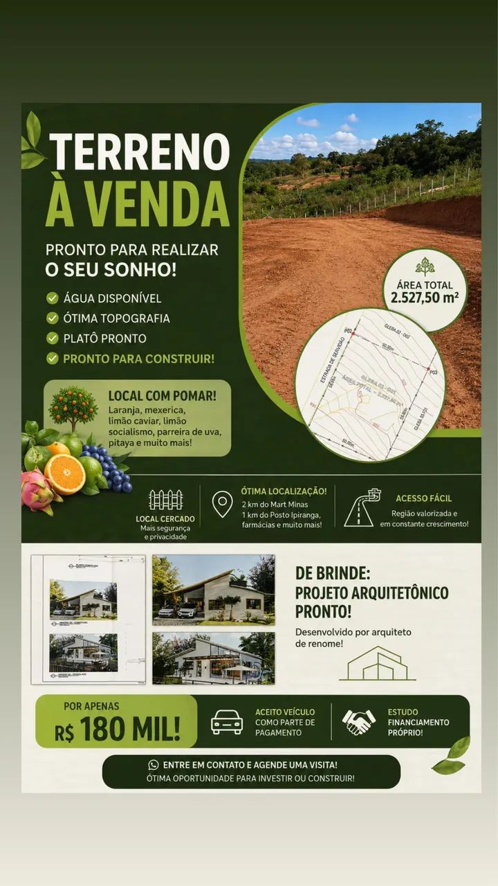 Vendo ótima chácara com plator vista serra  - Foto 2