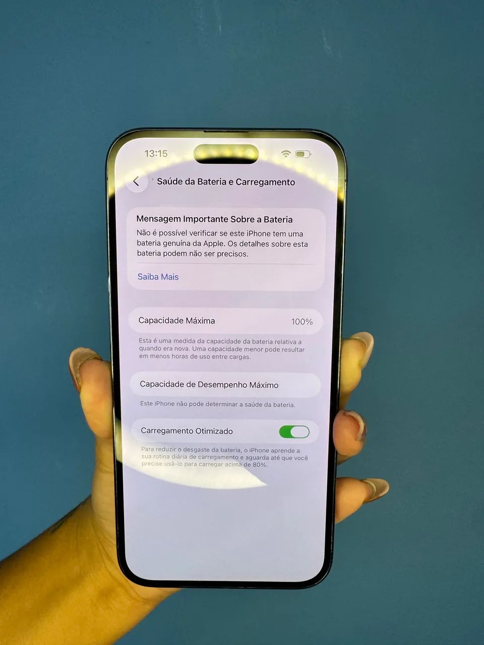 IPhone 14 Pro Max com caixa todo original bateria 100% - Foto 2