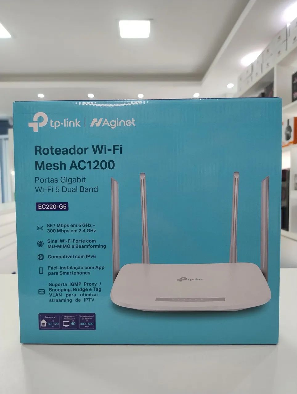 Roteador Dual Band AC1200 Com EasyMesh E MU-MIMO - Foto 3