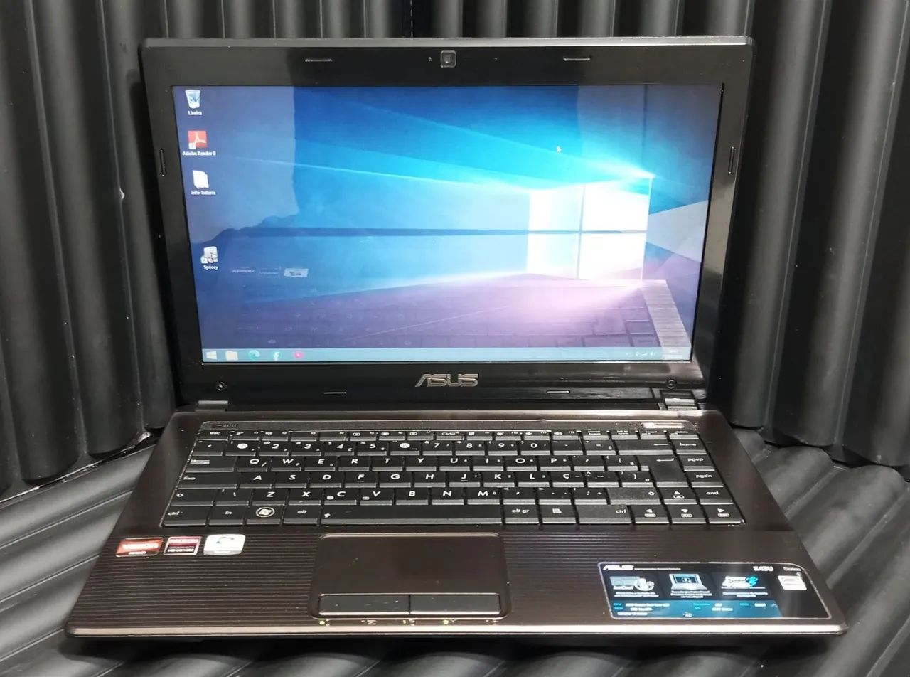 Notebook ASUS K43U - SSD + 6GB RAM + HD 500GB<br>10% OFF no Pix