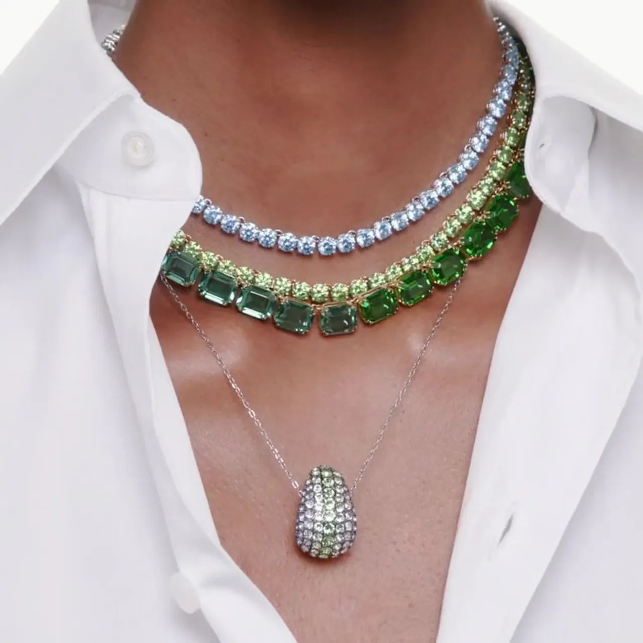 Colar Millenia Swarovski