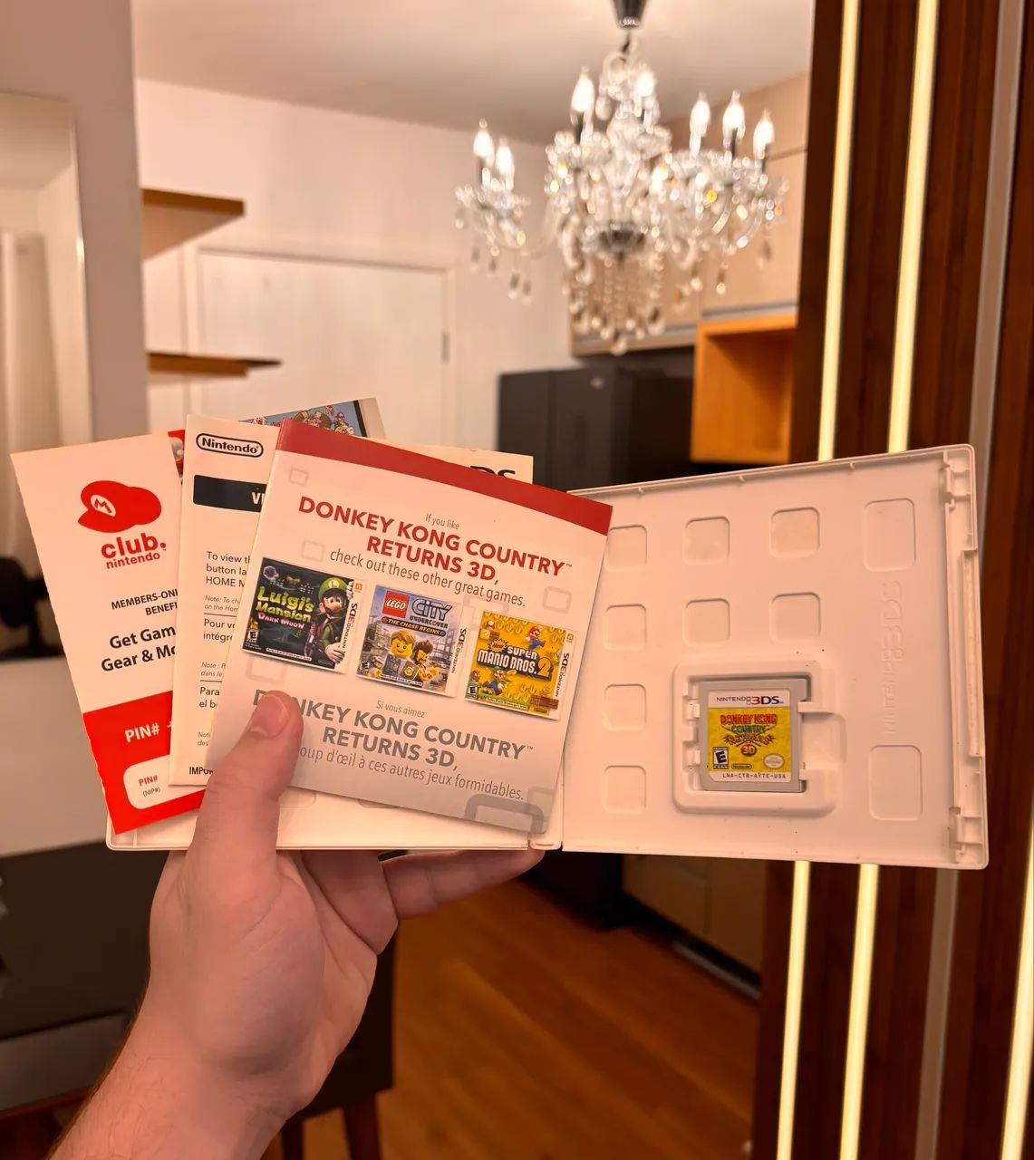 Donkey Kong country Return 3d de Nintendo 3ds e 3ds xl + caixa e manuais - Foto 3