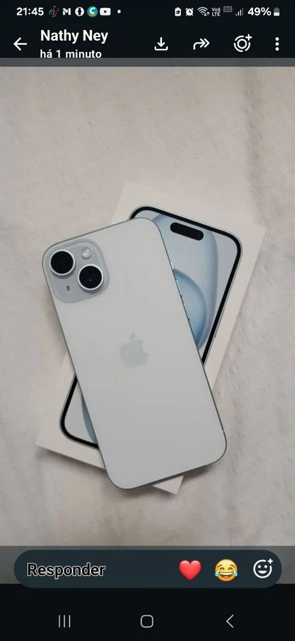 Vendo IPhone 15 único dono