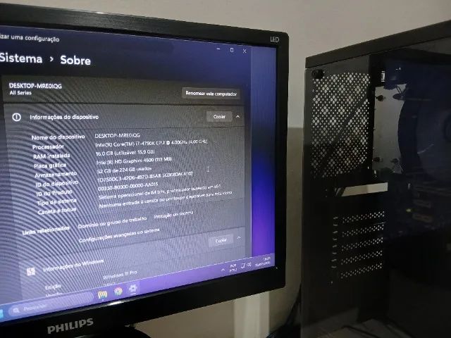 Computador Intel i7 4790k 16gb SSD240gb - Foto 4
