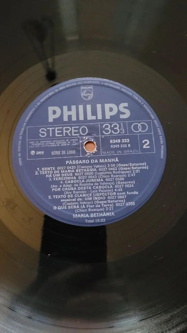 Lp Maria Bethania,  Pássaro da Manhã.  Capa e disco em ótimo estado  - Foto 4
