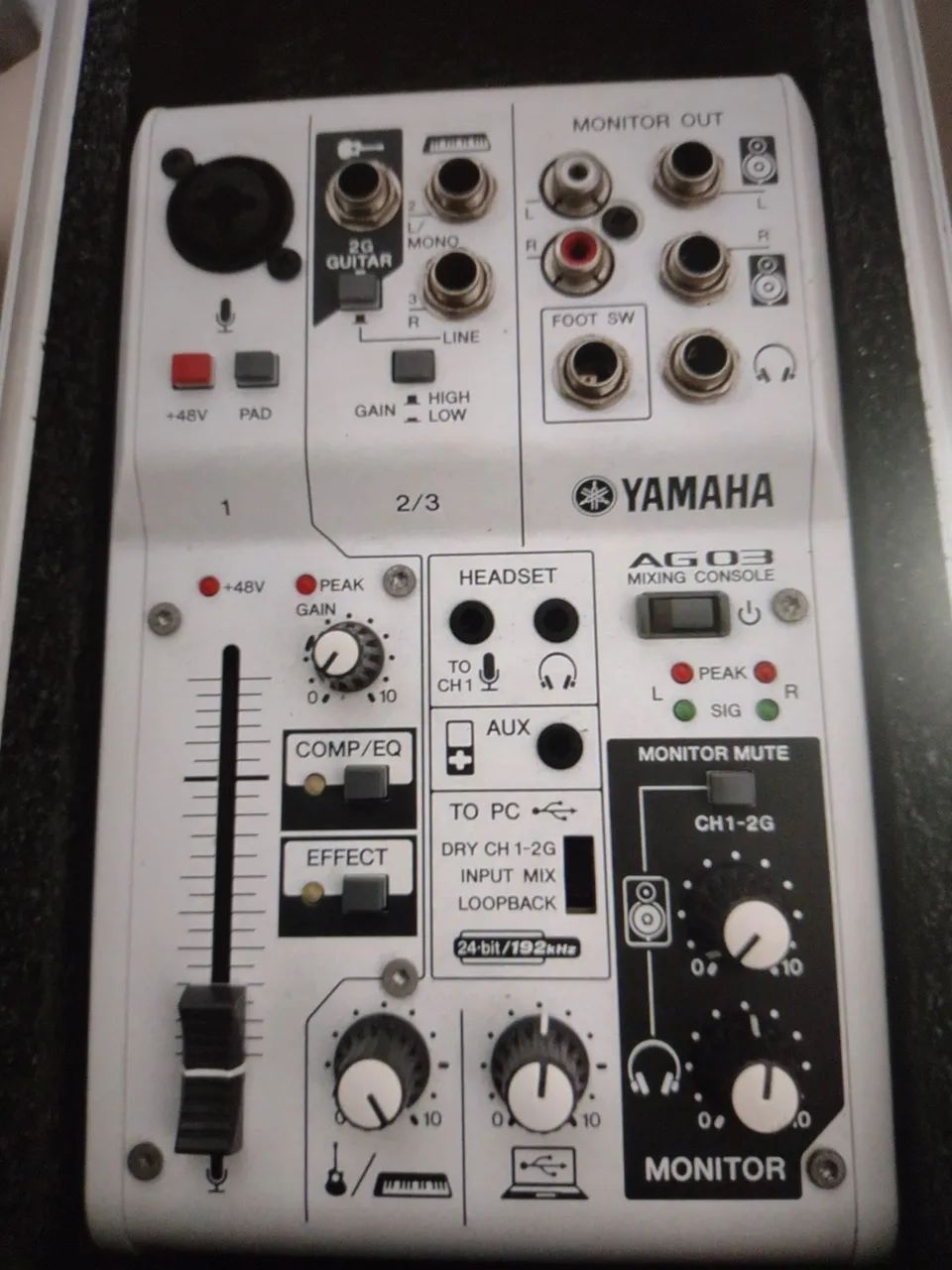 Kit Home Studio e Live Profissional - Yamaha AG03 + AKG + Case. (BETIM) - Foto 2