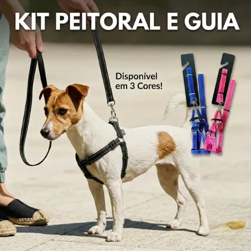 Kit peitoral e guia tam. PP
