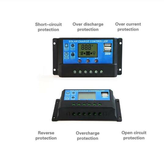 Painel 150w Controlador de carga Pwm 30Ah - Foto 4