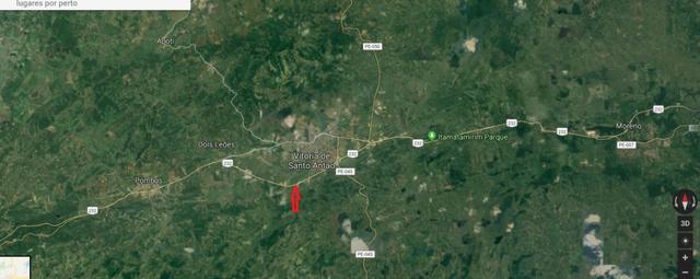 Vitória de Sto Antão=Vend. 155 mil terreno com 3.2 Hect. na BR-232 = Beira da Pista - Foto 4