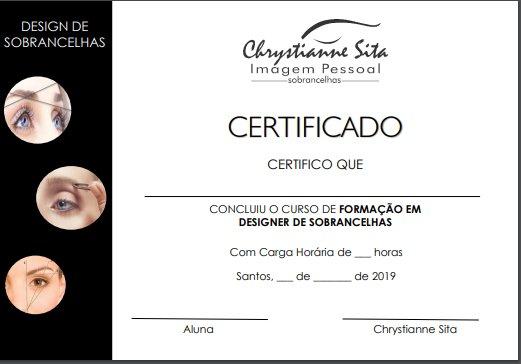 Curso Dsine de Sobrancelhas Online com Certificado - Foto 2
