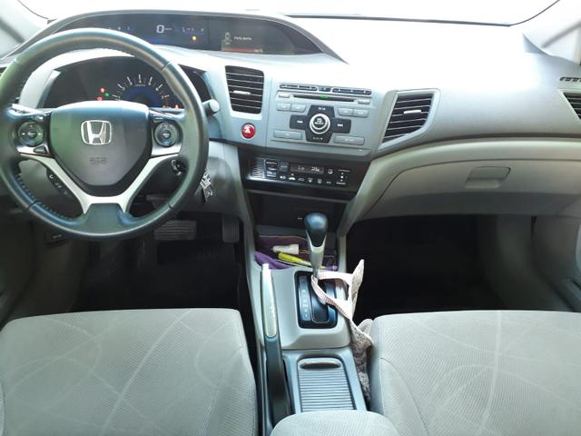 Honda Civic LXS 1.8 flex, automático, Branco, super novo - Foto 8