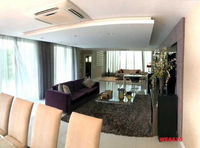 Condomínio Stellarium, casa tríplex com 5 suítes, 8 vagas de garagem, Elevador - Foto 4