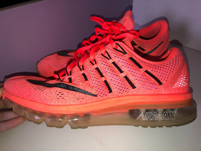 air max laranja fluorescente