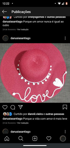 Chapéu personalizado