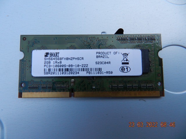 Memoria - Smart - 2gb Pc3 10600 Ddr3 - M378b5673eh1-ch9 - ImpactImpact