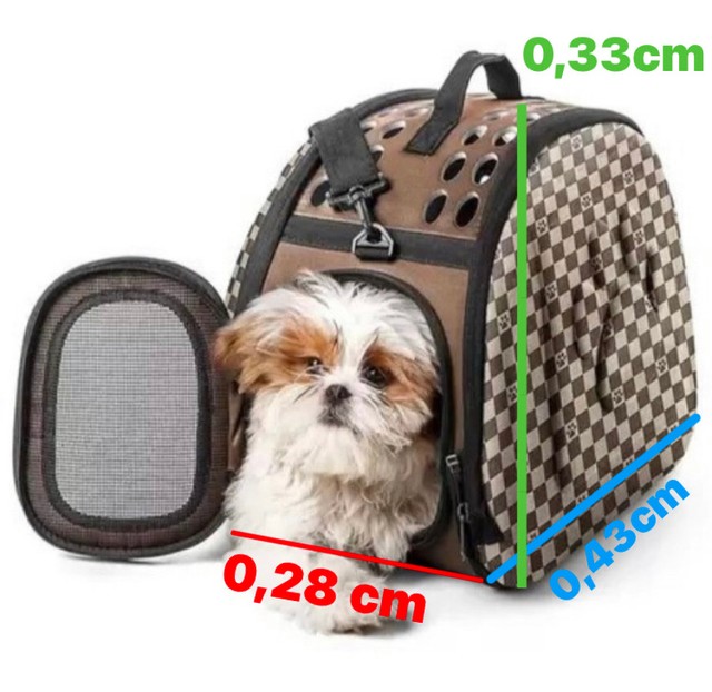 dog print lunch bolsa